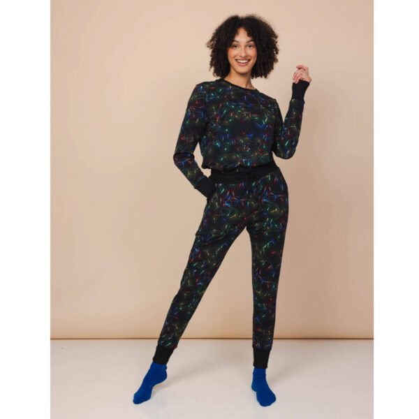 SNURK Xmaslights dames pyjama set