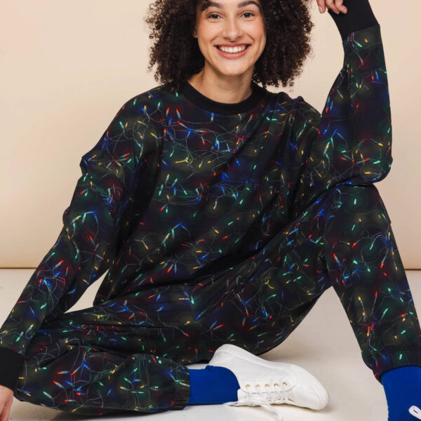 SNURK Xmaslights dames pyjama set