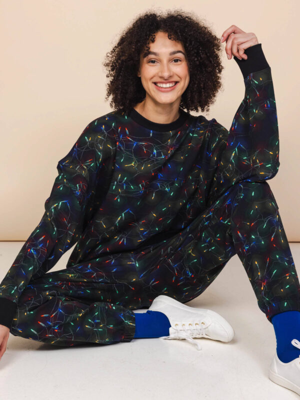 SNURK Xmaslights dames pyjama set