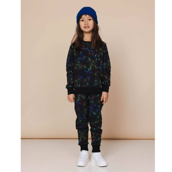 SNURK Xmas Lights sweater en broek set - kids